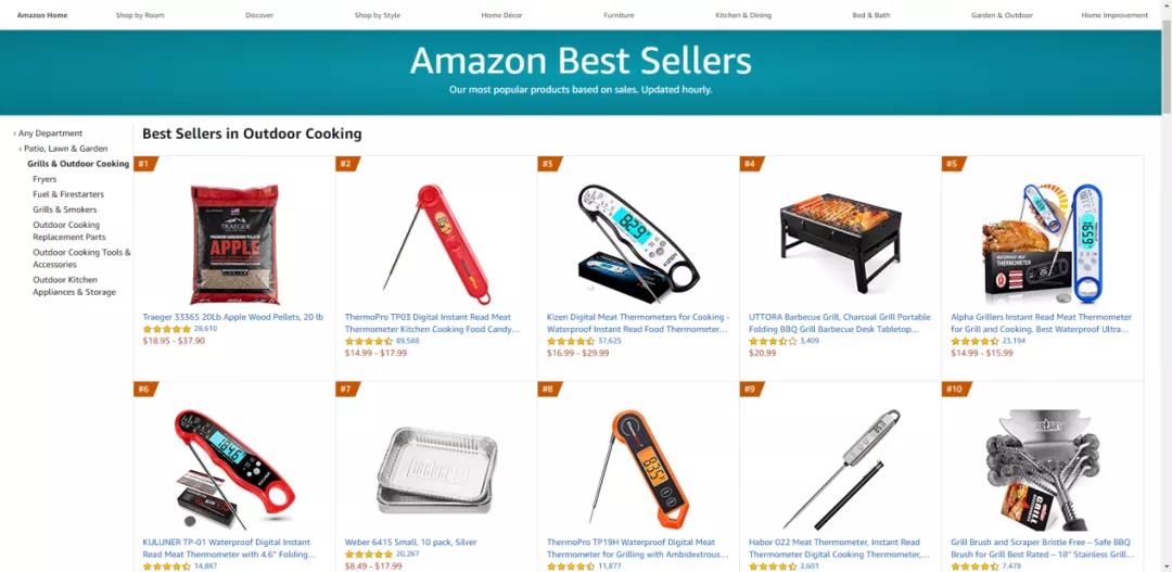 亞馬遜最新暢銷(xiāo)產(chǎn)品排名出爐！這些你都備貨了嗎