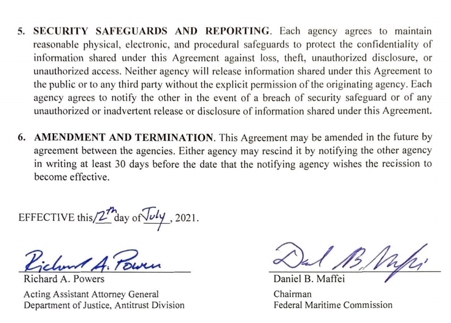 美國簽署首個(gè)協(xié)議加強(qiáng)對(duì)航運(yùn)公司監(jiān)管！船公司：高需求才是高運(yùn)費(fèi)和延誤的罪魁禍?zhǔn)? data-filename=