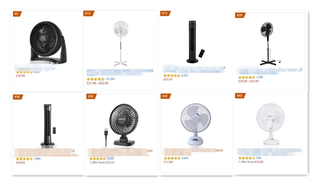 Best Sellers榜單第3，留評(píng)8000+！亞馬遜電風(fēng)扇銷(xiāo)量飆升