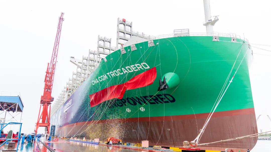 23000TEU“達飛特羅卡德羅”輪交付！將投入法國-亞洲航線（FAL）運營