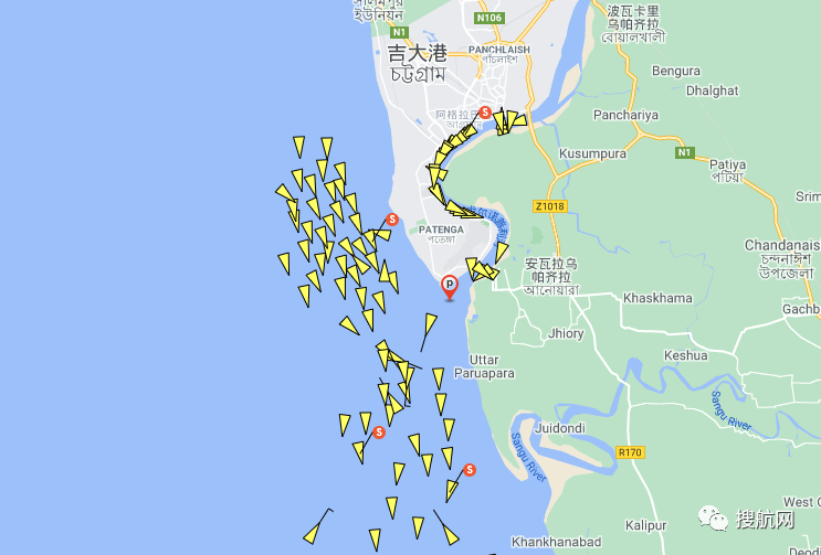開齋節(jié)到來該國最大港被擠爆，集裝箱船需要7天才能靠泊