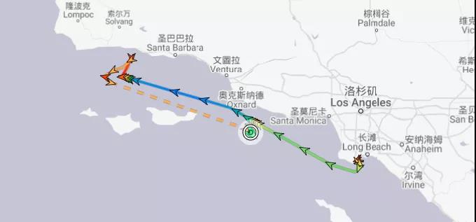 事故丨一艘集裝箱船在洛杉磯起火！曾掛靠上海、青島等國內(nèi)港口