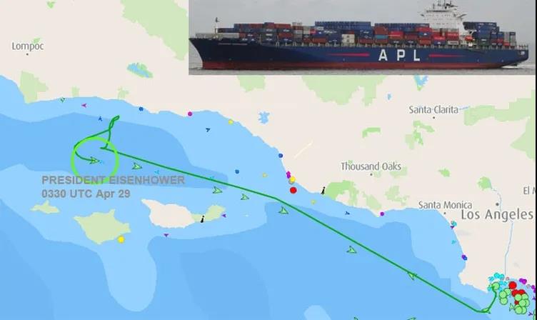 突發(fā)！APL一集裝箱船機艙失火！曾掛靠上海、青島等國內(nèi)港口