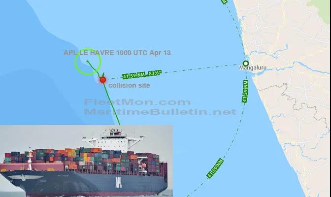 一滿(mǎn)載中國(guó)貨物集裝箱船與漁船相撞！3人遇難，9人失蹤！曾掛靠青島，上海，寧波，南沙等主要港口