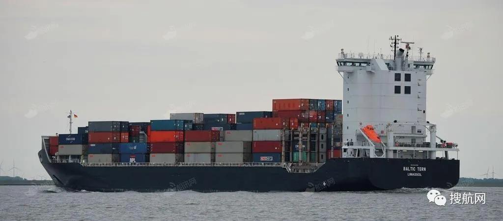 事故丨一艘貨船丟失5個集裝箱，甲板上部分集裝箱倒塌