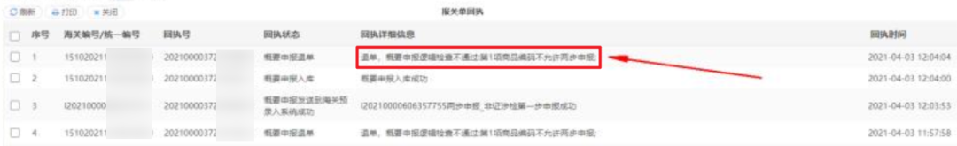 不允許兩步申報(bào)的商品編碼清單 