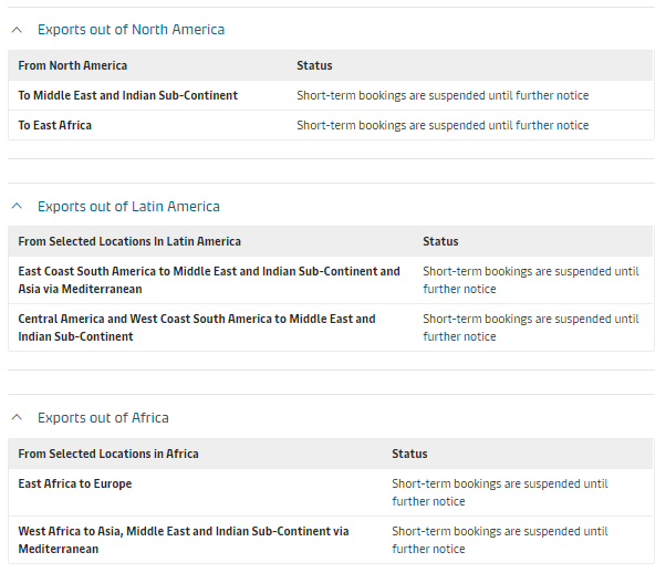 取消訂艙！運(yùn)力直線下降！爆艙持續(xù)4月底，運(yùn)價(jià)將大幅上漲！  
