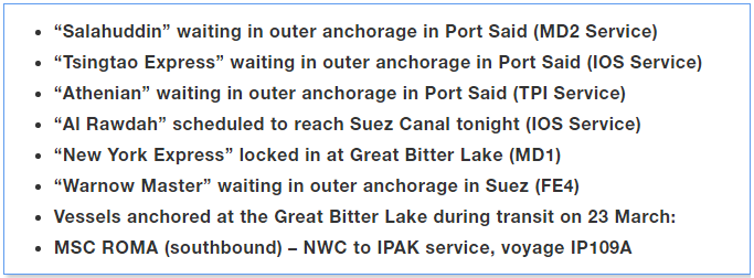 全球航運市場面臨挑戰(zhàn)！蘇伊士運河中斷多家船公司公布受影響船舶，北歐港口有擁堵風(fēng)險！