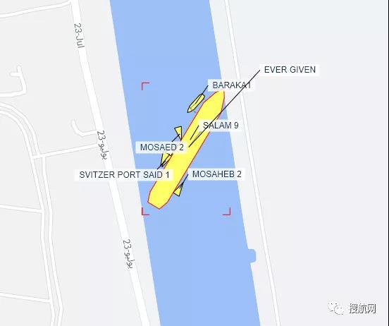 突發(fā)丨一艘大型箱船擱淺，蘇伊士運(yùn)河大堵塞，雙向航道封鎖！曾掛靠國(guó)內(nèi)多個(gè)重要港口！