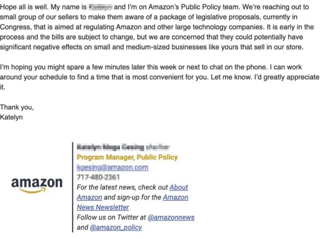 被反壟斷壓垮？亞馬遜竟發(fā)郵件向賣家“求救”，就問你挺TA嗎？