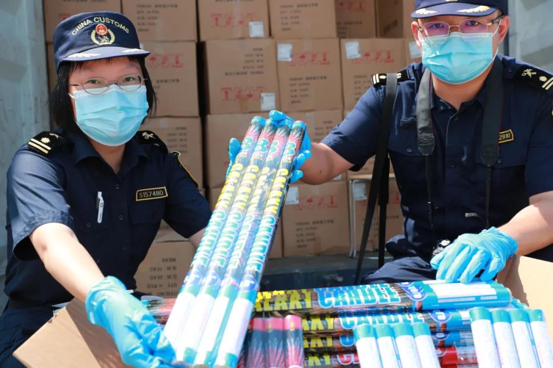 2426箱，重約83噸！煙花爆竹偽報(bào)瞞報(bào)