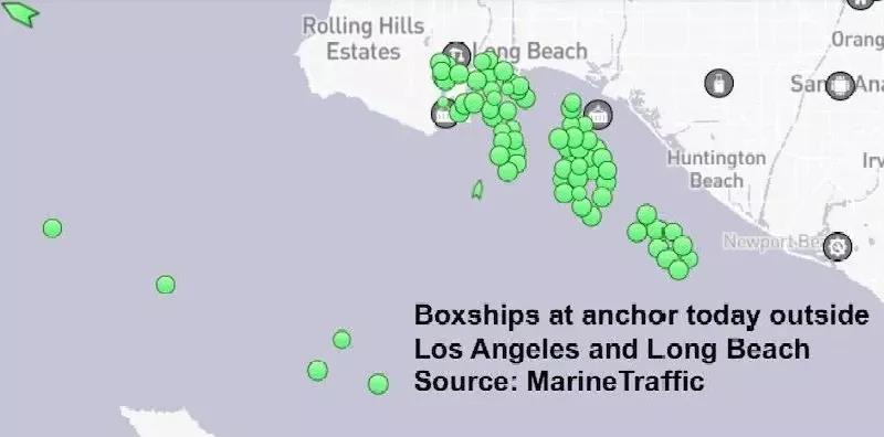 41艘！美西港口擁堵又創(chuàng)新紀錄，芝加哥奧黑爾機場貨物積壓長達六周！