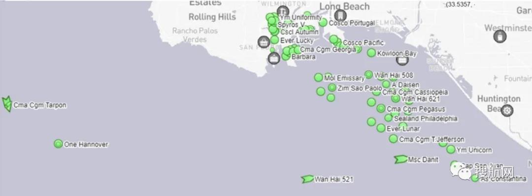 零售商品庫存補充速度跟不上銷售速度，極度擁擠的美國港口進口仍未見頂