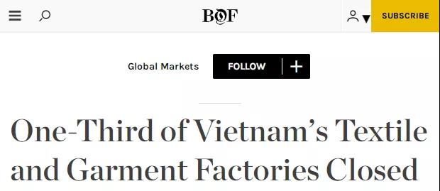 越南出動軍隊封城！訂單與疫情賽跑，在越企業(yè)半年倒閉7萬家！