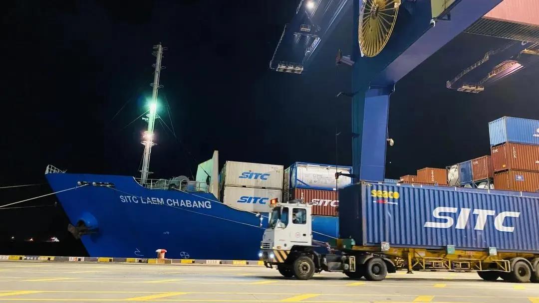 首班！寧波—泰國新海豐跨境電商9810出口快航專線開啟