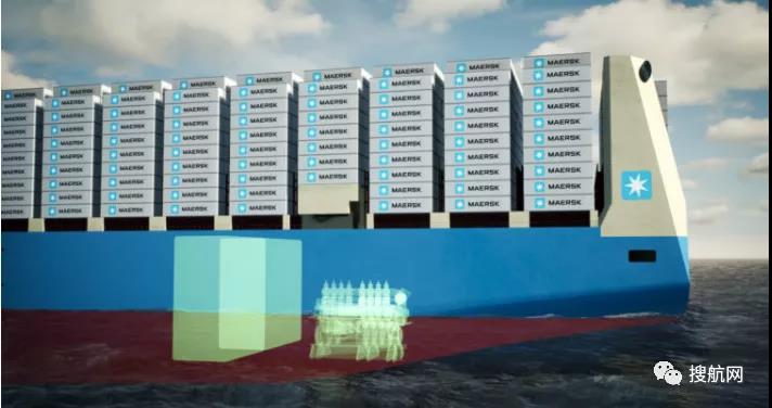 馬士基公布其16000teu甲醇動力集裝箱船設計，船型大變樣！