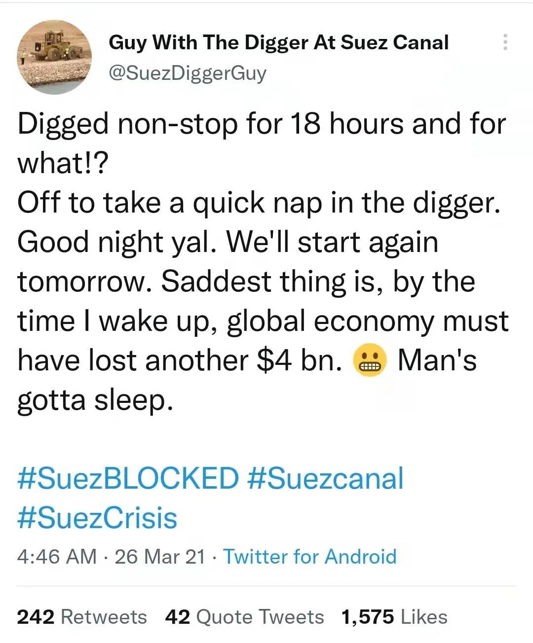 長賜號(hào)再回蘇伊士運(yùn)河，網(wǎng)友評(píng)論更精彩 