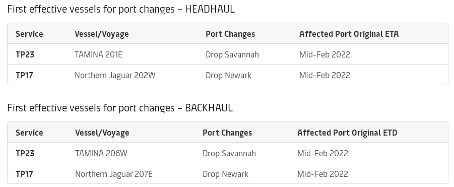擁堵持續(xù)處于高水平，多家船公司發(fā)布亞歐和亞洲-北美航線跳港計劃！涉及國內(nèi)多個港口
