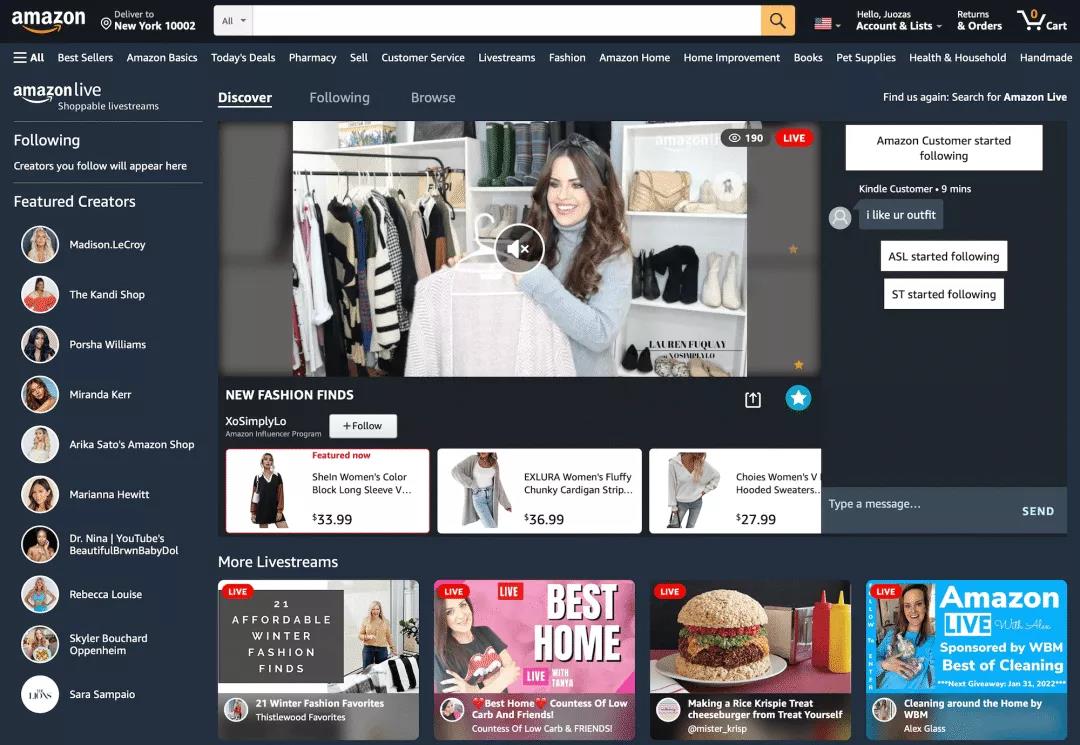 人氣慘淡！亞馬遜直播，就是一個(gè)“坑”？