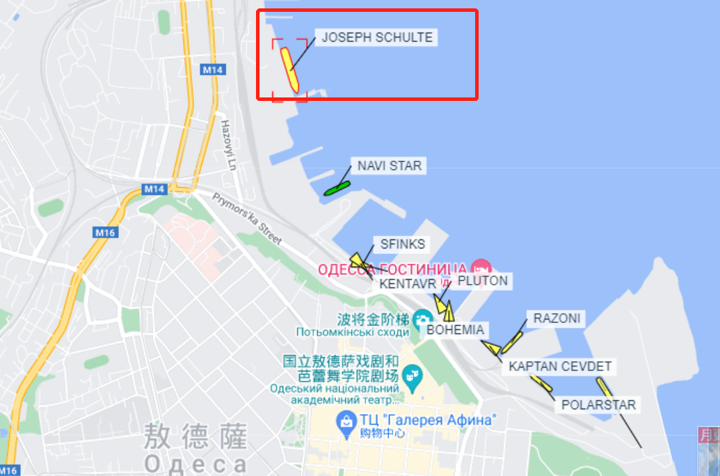 俄羅斯確認(rèn)將轟炸敖德薩港，港里這艘船曾掛靠多個(gè)中國(guó)港口