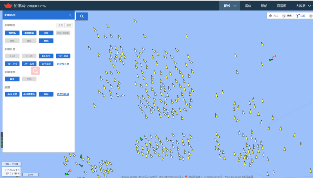 近350艘！上海港排隊船舶數(shù)量短期增長5倍