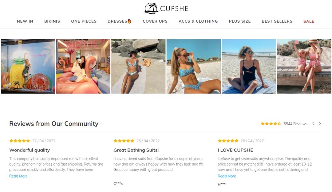 國牌Cupshe稱霸歐美！已成美國下載量第一泳裝APP