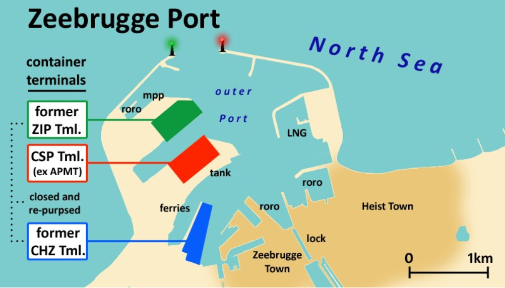 中遠(yuǎn)海運(yùn)港口收購(gòu)澤布呂赫碼頭5%股權(quán)，股比回升至90%