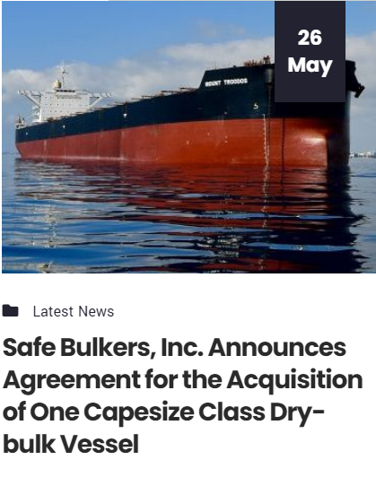 抄底成功！船東買7艘船后大賺