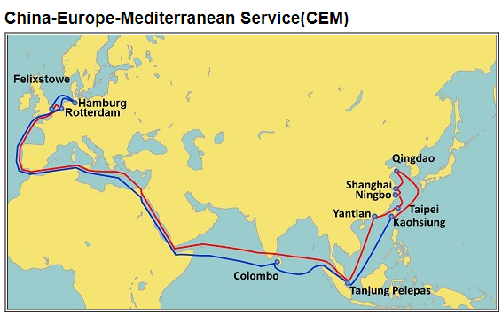 航線快訊！長榮這艘24000TEU全球最大“巨無霸”開啟首航之旅