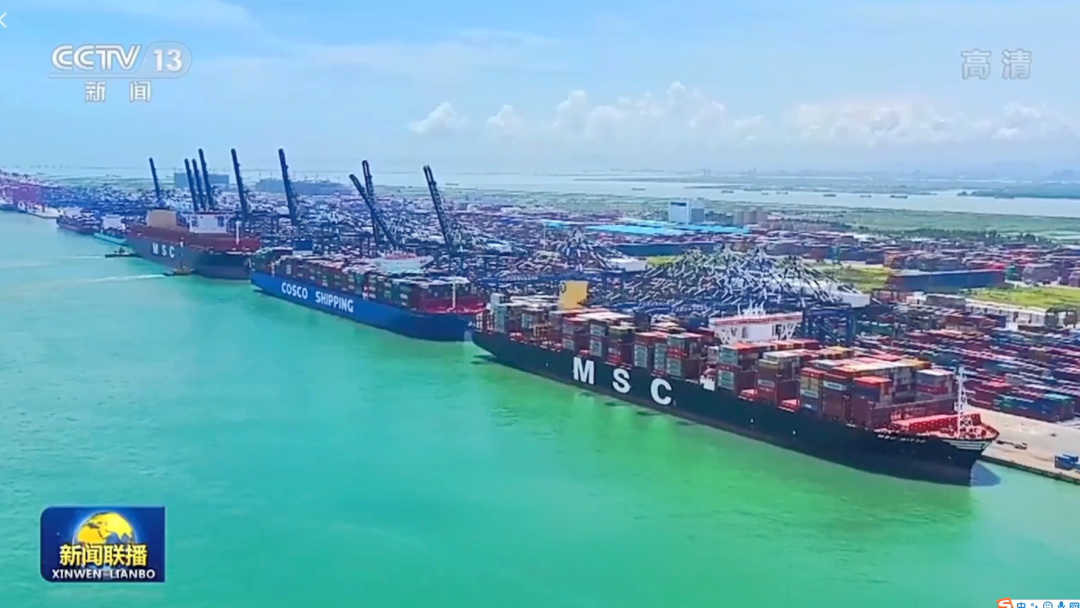 廣州港南沙港區(qū)外貿(mào)航線、外貿(mào)集裝箱量雙位數(shù)增長(zhǎng)