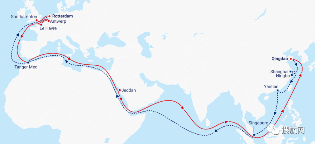 突發(fā)！一大型集裝箱船遭遇風(fēng)暴，集裝箱落水！曾掛靠上海/寧波/鹽田