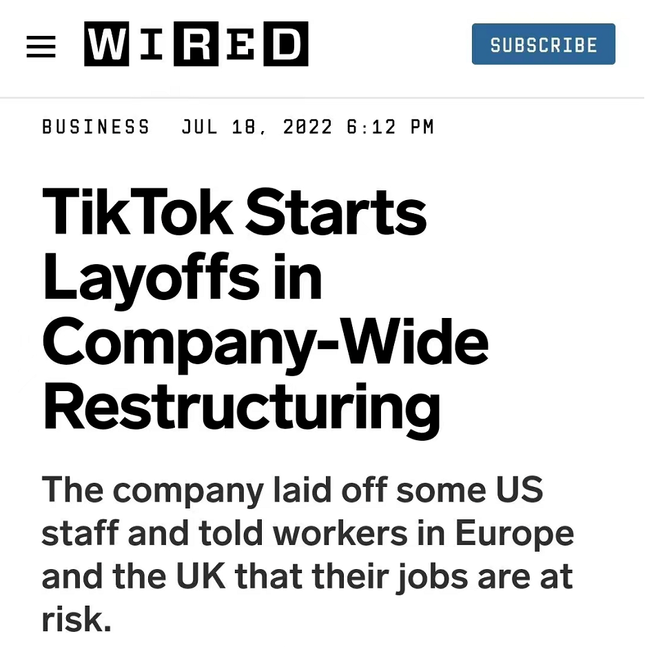 TikTok被曝收縮全球業(yè)務(wù)！先主攻印馬泰、日韓、中東市場(chǎng)