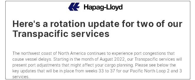 THE聯(lián)盟調(diào)整跨太平洋航線?？柯肪€，加靠上海港