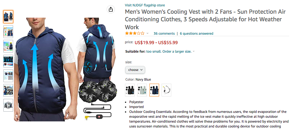 中國制造的空調(diào)服，在日本有多“熱”