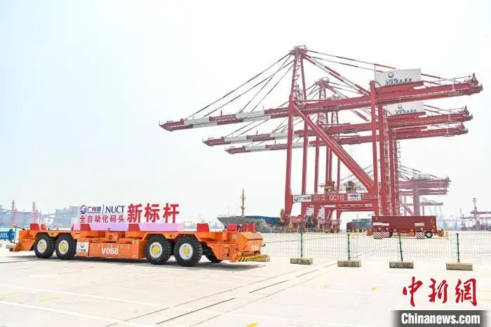 創(chuàng)多項“全球之最”！廣州港南沙港區(qū)四期全自動化碼頭投入運行