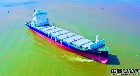 4艘累計提前400多天！黃埔文沖再交一艘1900TEU集裝箱船