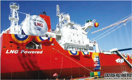 全球首制搭載高錳鋼LNG燃料儲罐！大宇造船2艘VLCC命名