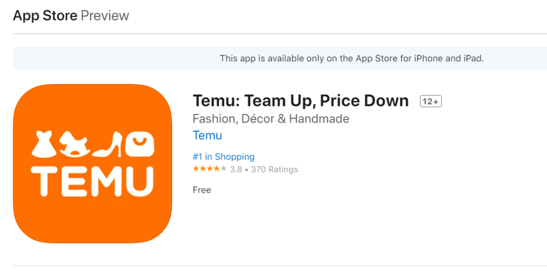 拼多多Temu沖上美國(guó)榜首！悄悄攻入非洲