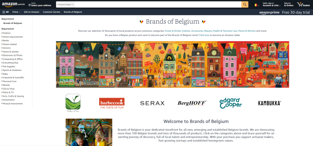 重磅！亞馬遜上線比利時站點(diǎn)