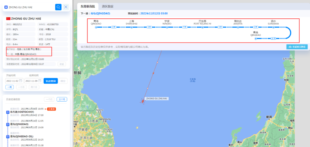 航線快訊！中谷海運11月新增一條東南亞直航！可直達巴生西、雅加達、泗水港等