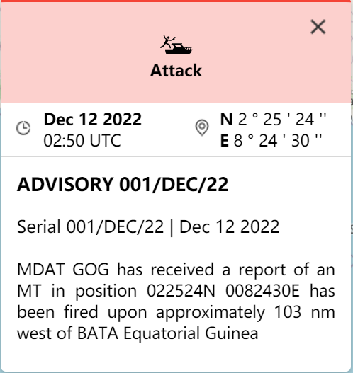 昨天，海盜向一艘油輪開火了！