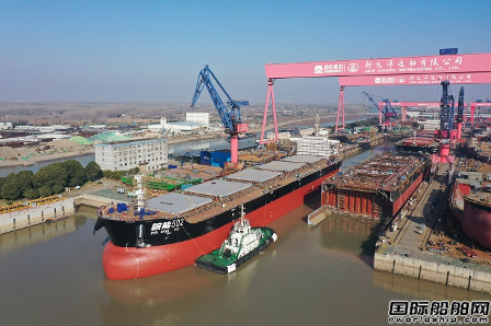 兩船出海試航兩船下水出塢！這家船廠面對(duì)疫情迎難而上