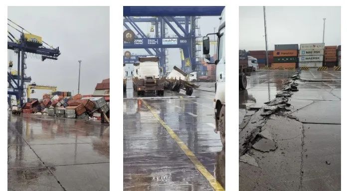 突發(fā)7.8級地震！土耳其港口運(yùn)營中斷，堆場集裝箱倒塌起火！船公司發(fā)布緊急通知