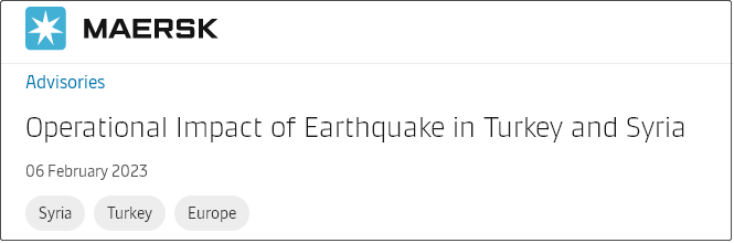 突發(fā)7.8級地震！土耳其港口運(yùn)營中斷，堆場集裝箱倒塌起火！船公司發(fā)布緊急通知
