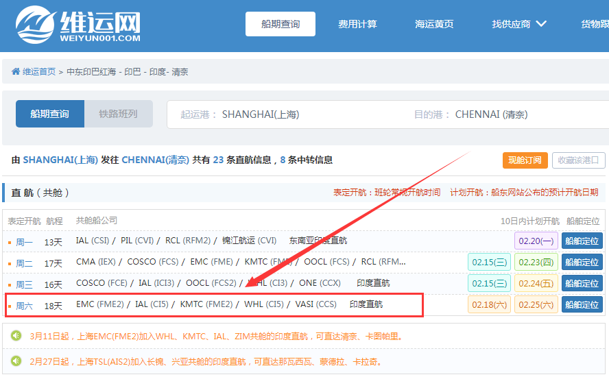 航線快訊！3月長榮將新增加入這條KMTC、WHL等共艙的印度直航
