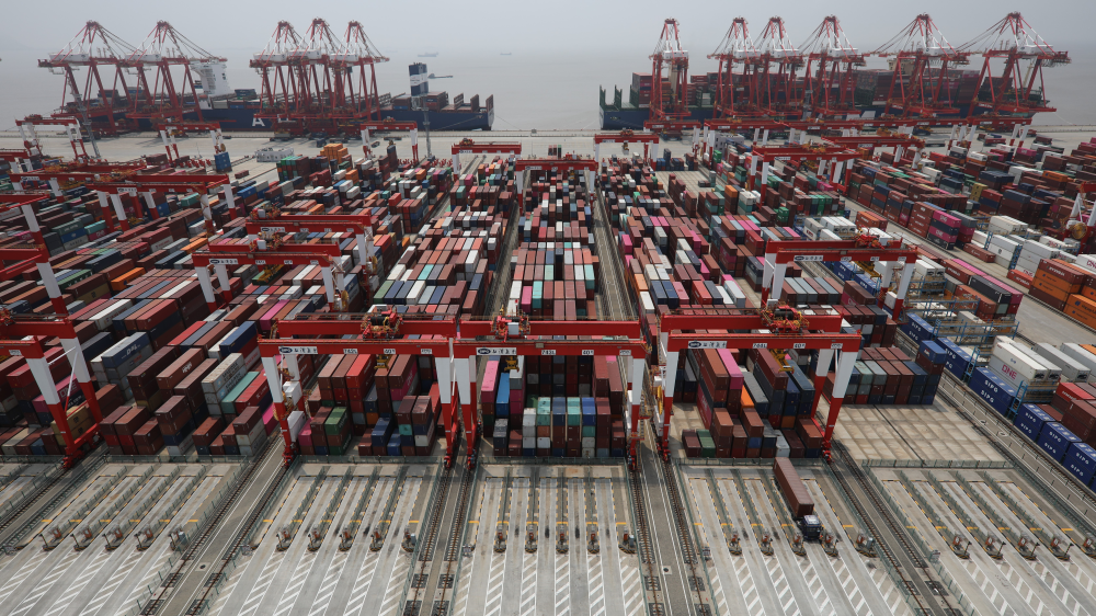 340萬標準箱！上海港2月份集裝箱吞吐量創(chuàng)同期最好成績  