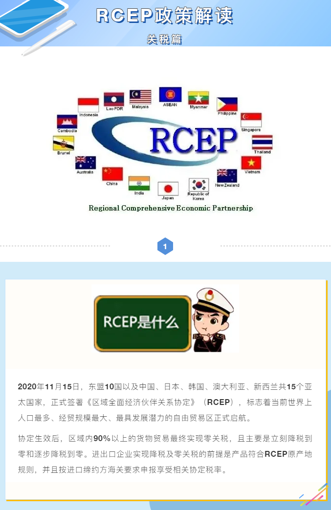 海關(guān)解讀：RCEP項下如何進行關(guān)稅減讓與適用？