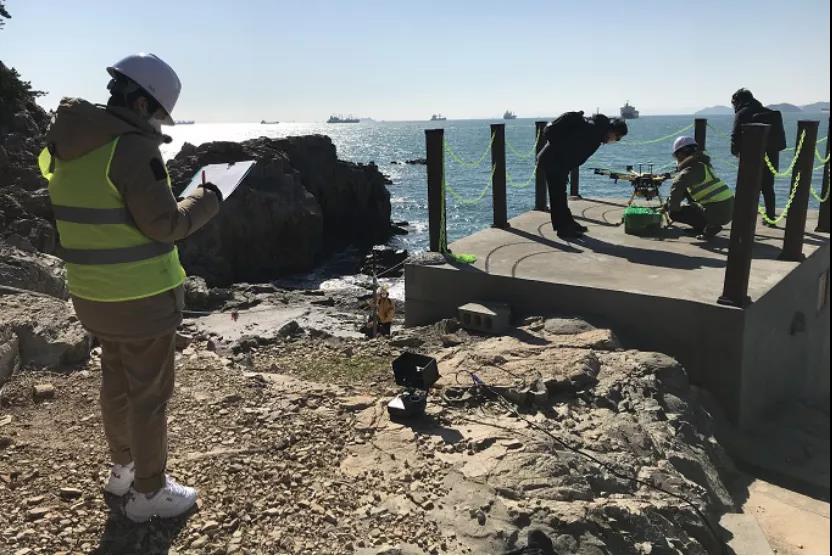 釜山港推出海上無人機(jī)物資配送