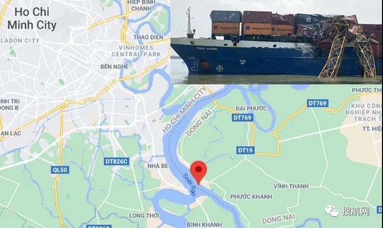 事故丨多個(gè)集裝箱落水和受損！一集裝箱船與在建大橋塔吊相撞