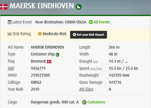 突發(fā)！馬士基箱船數(shù)百個貨柜落水！鹽田/廈門港出口家具/服裝/電子產(chǎn)品/炊具和玩具的貨主注意了